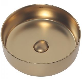 Раковина ABBER Bequem AC2108MMG 36см золото матовое