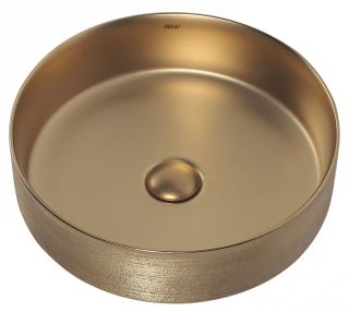 Раковина ABBER Bequem AC2109BGM 40см золото матовое