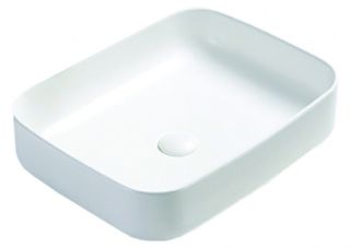 Раковина накладная Azario 50х39х13 фаянс, цвет Белый (AZ78109)