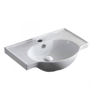 Раковина подвесная Azario 63х47.5х22 фаянс, цвет Белый (TEO60)