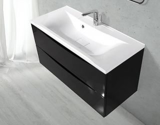 Раковина BelBagno из искусственного мрамора 90см BB900/450-LV-MR-PR