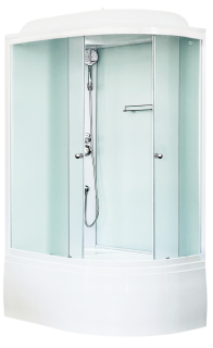 Душевая кабина Royal Bath BK левая стекло белое/матовое 120x80см RB8120BK5-WC-L