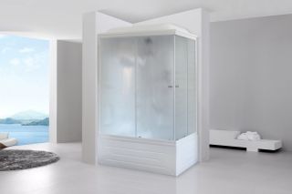 Душевая кабина Royal Bath BP левая стекло матовое 120x80см RB8120BP1-M-L