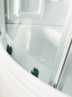 Душевая кабина Royal Bath BK стекло прозрачное 90x90см RB90BK1-T