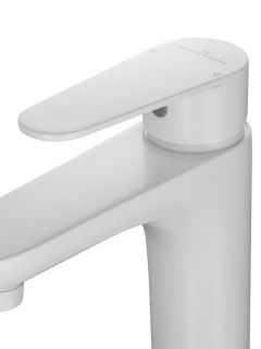 Смеситель для раковины Wonzon & Woghand Alfa WW-A40232-MW белый матовый