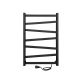 Полотенцесушитель электрический Indigo Element LCEEPF80-50BRRt 80x50 см чёрный муар