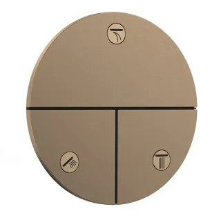 Переключатель потоков для ванны с душем Hansgrohe ShowerSelect 15558140 бронза