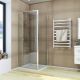 Душевой уголок Veconi Rovigo RV-026, 800х800х1950, хром, стекло прозрачное