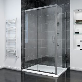 Душевой уголок Veconi Rovigo RV-055GM, 1400х900х1950, оружейная сталь, прозрачное стекло