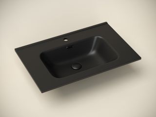 Мебельная раковина Ceramica Nova Element CN7007MB 71см чёрный матовый