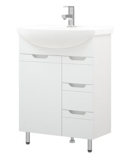 Тумба под раковину Corozo Лея SD-00001509 65см Z3 белый