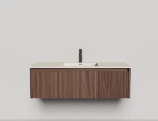 Подвесная тумба Salini Domino 27D212ON 120см шпон Onda Plus