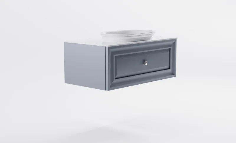 Тумба с раковиной Astra-Form Шарм 4631177713699 100 см голубой матовый