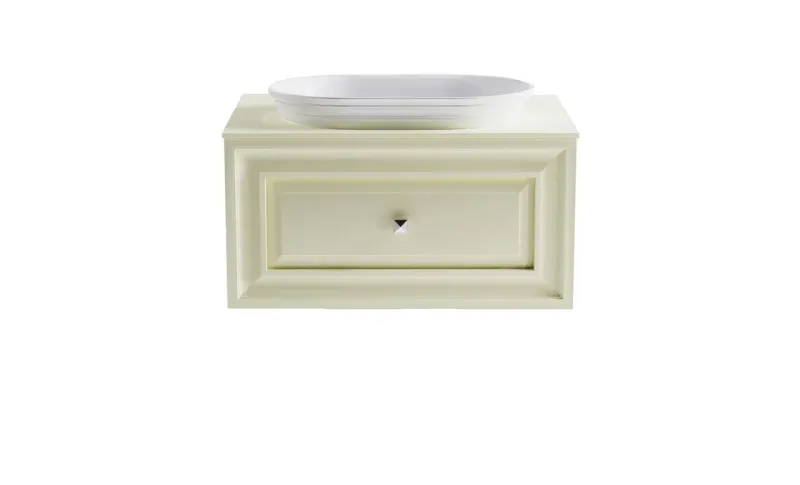 Тумба с раковиной Astra-Form Шарм 4631177715037 80 см бежевый матовый