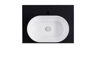 Тумба с раковиной Astra-Form Шарм 4631177714986 70 см серый матовый