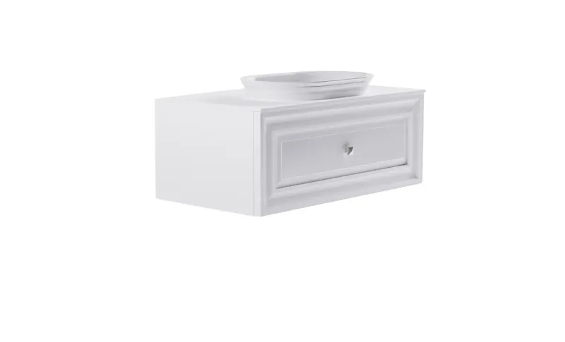 Тумба с раковиной Astra-Form Шарм 4631177715174 100 см белый матовый