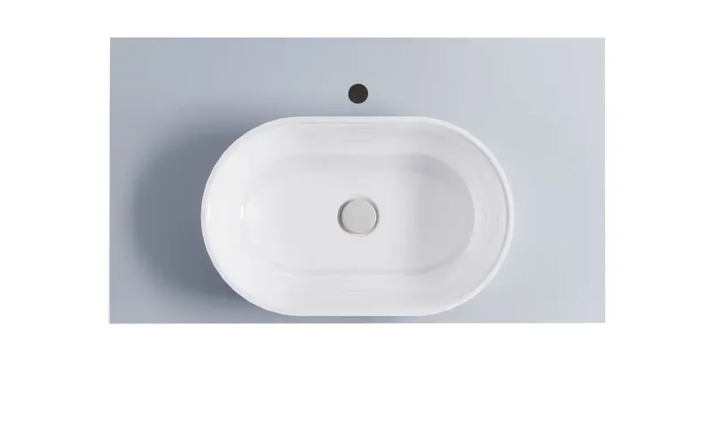 Тумба с раковиной Astra-Form Шарм 4631177715136 100 см голубой матовый