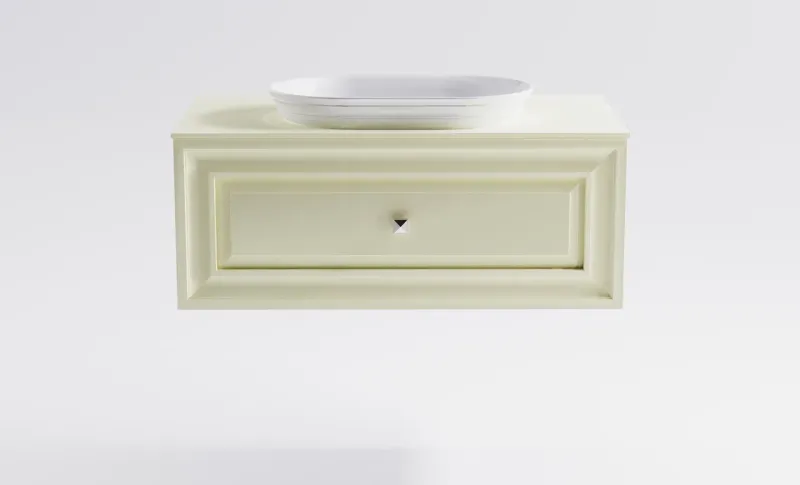 Тумба с раковиной Astra-Form Шарм 4631177715150 100 см бежевый матовый