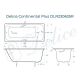 Ванна чугунная Delice Continental PLUS DLR230635R с отверстиями под ручки 170х75 см