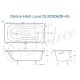 Ванна чугунная Delice Haiti Luxe DLR230639-AS 180х80 с антискользящим покрытием