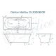 Ванна чугунная Delice Malibu DLR230610R 180x80 с отверстиями под ручки