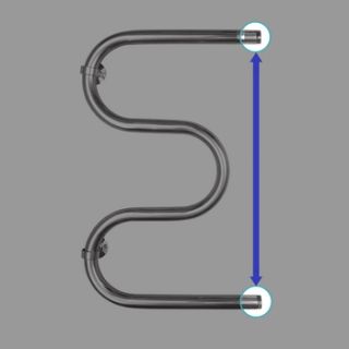 Полотенцесушитель водяной Energy Solo 500x500