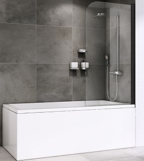 Шторка на ванну ABBER Ewiges Wasser 100см чёрный AG52100B