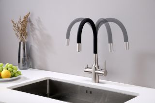 Смеситель для кухни Paulmark Salix Sa213419-NI никель