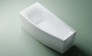 Ванна из искусственного камня Astra-Form Скат 01010014 левая 170x75 см белый глянец