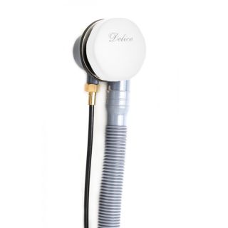 Слив-перелив полуавтомат Delice DLR000017 Белый глянцевый