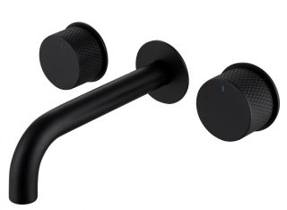 Встраиваемый смеситель для раковины ABBER Wasser Kreis AF81122B чёрный матовый