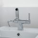Смеситель для раковины Gappo G1204 с душевой лейкой хром