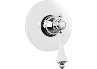 Встраиваемый однорычажный смеситель для душа, белый глянцевый Cezares MARGOT-DIM-BLC