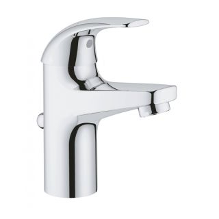 Смеситель для раковины GROHE BauCurve 32805000 однорычажный DN 15, с донным клапаном, хром 32805000