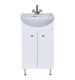 Напольная тумба под раковину Misty Соло 40см белый