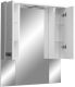 Зеркало-шкаф с подсветкой Stella Polar Фиора 90см белый SP-00000211