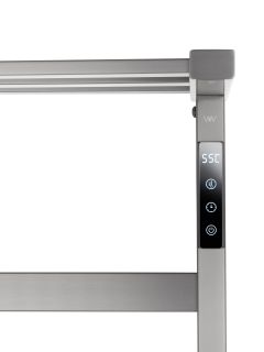 Полотенцесушитель электрический Wonzon & Woghand Frankfurt WW-1029-GM 48x90 см тёмный графит