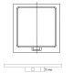 Душевой поддон 90*90*3 RGW STA-01 Белый/Квадрат