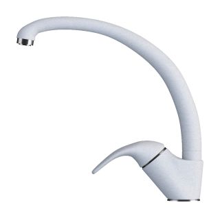 Смеситель для кухни Tolero Высокий серый металлик 694685