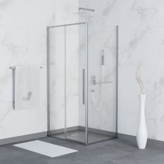 Душевой уголок RGW SV-42-1 (SV-12 + Z-060-2) 323242100-011 100x100см хром