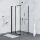 Душевой уголок RGW SV-42-1B (SV-12B + Z-060-2B) 323242128-014 120x80см чёрный