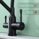 Смеситель для кухни Raglo R81.62.06 с подключением фильтра чёрный