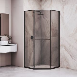 Душевой уголок RGW SV-82B "L" 33328299-34L 90x90 см чёрный