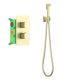 Гигиенический душ со смесителем Timo Petruma 5089/17SM с термостатом золото матовое