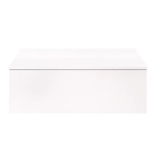 Тумба подвесная без столешницы Velvex Unit tp.UNI.80.1Y белый глянец, 80 см