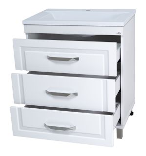 Напольная тумба под раковину Misty Терра 70см белый