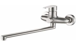 Смеситель для ванны Haiba HB22801-2 сталь