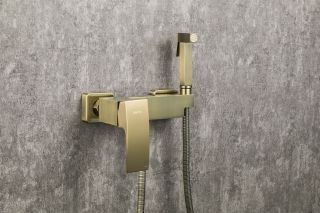 Гигиенический душ со смесителем Gappo G2007-4 бронза