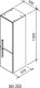 Ravak Шкаф боковой SB 350 Chrome L белый/белый
