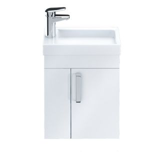 Тумба с раковиной IDDIS Torr подвесная 40см белый TOR40W1i95K